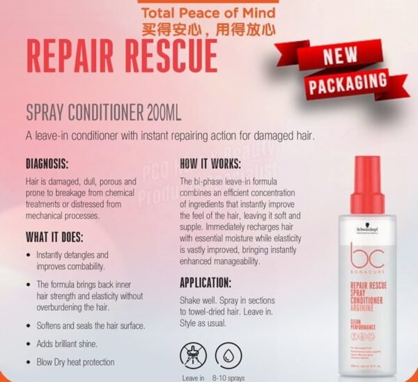 2817e4b4ac8c8e510c65dbccf48fa206.jpeg Schwarzkopf BC Bonacure Spray Conditioner 200ML