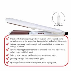 WAVE POWER WP-716 1.5INCH INFRARED ATOMIZED CERAMIC HAIR STRAIGHTENER
